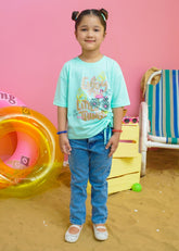 Modest Stitched Summer Kids Collection'2024-Flower Graphic Tee