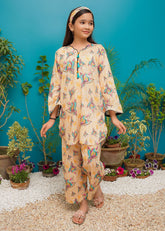 Modest Stitched 2 Piece Spring Summer Suit-Soft Bloom