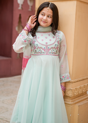Modest Stitched 3 Piece Festive Formals Vol-02 Suit-11105-CBlu