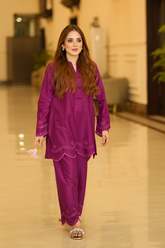 Solarie By Meeral Stitched 2 Piece Lawn Collection'2025-COR-009