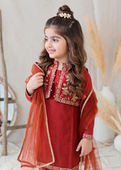 Modest Stitched 3 Piece Festive Formals Suit-11155-Mar