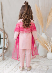 Modest Stitched 3 Piece Festive Formals Suit-11130-Pnk