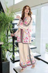Heeriye Black-Peach Co-Ord Set (Pret) - CS02