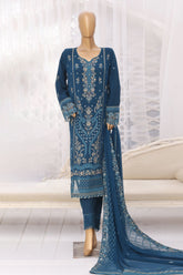 Aura By Sada E Noor Stitched 3 Piece Luxury Chiffon Vol-01 Collection'2025-Aura-03-Blue