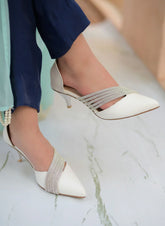 Mgs Style Heels Collection-Aurora Stride Heels Pearl Whisper