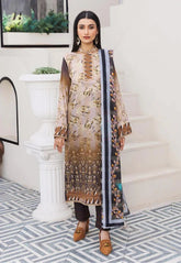 Dressline Unstitched 3 Piece Chikankari Emb Lawn Collection