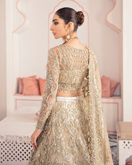 Shehrnaaz By Gulaal Unstitched 3 Piece Bridal Suit-Saiba B-1