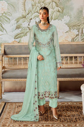 Sangeet by Ramsha Unstitched 3 Piece Chiffon Vol-03 Suit-B-304