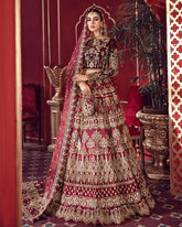 Shehrnaaz By Gulaal Unstitched 3 Piece Bridal Collection'2020-Husna B-5