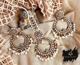 Made For Her-Lustre Earrings & Tikka Set - KMW1061