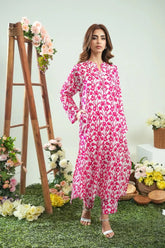Dhaga Stitched 2 Piece Lawn Suit-Matching separate 0043