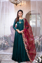 Kalidaar Frocks By Asma & Sidra Stitched Formals Suit-Resham