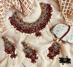 Made For Her-Noor-e-Nauratan Necklace Set - KSH1050