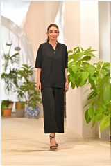 Dhaga Stitched 2 Piece Solids Crepe Summer Collection'2025-Aerin