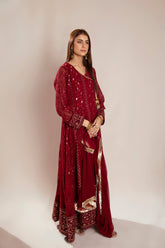 Manahils Stitched Formals Kurti 099