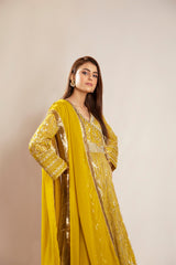 Manahils Stitched Formals Kurti 105
