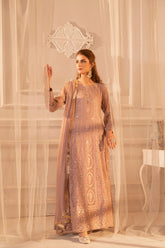 Manahils Stitched Formals Kurti 098