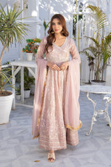 Manahils Stitched Formals Kurti 105-Lilac