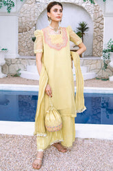 Aayra Stitched Formals Collection'2025-AY357 - Voila Garden 3Pc