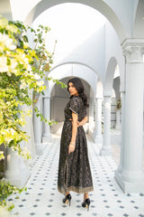 Manahils Stitched Formals Wa 03-Kaftan-Black