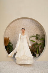 Manahils Stitched Formals Sw 04-Off White