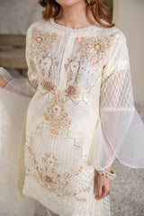 Manahils Stitched Mlt-01-Off White