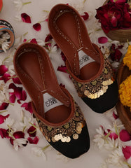 Mgs Style Khussa Collection-Black Glamour