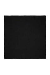 Hijab Ul Hareem Black Plain Square Scarve