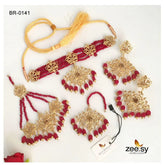 Tulip Bridal-0141 Red - Zeesy Jewellery