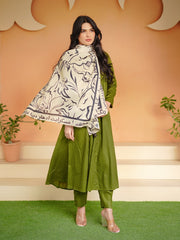 Tng By Md Odhni Collection-Doodle Art Odhni (Beige)