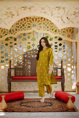 Tng By MD Stitched Bahar Collection-Eshaa | Khaddar | 2 Piece | Embroidered