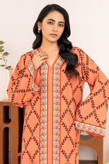 Velora By Stitch Vibes Stitched 2 Piece Suit-Burnt Dusk