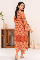 Velora By Stitch Vibes Stitched 2 Piece Suit-Burnt Dusk