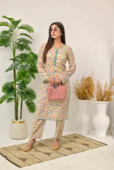 Silcot Stitched Summer Collection'2025-BloomEase - Printed Pastel Lawn Set