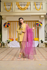 Silcot Stitched Summer Collection'2025-Marigold Bloom M-elegance