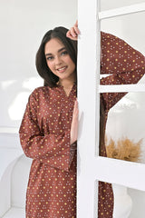 Silcot Stitched Summer Suit-Petal Whispers Polka Dot Set