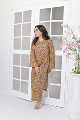 Silcot Stitched Summer Collection'2025-Nouvelle Bloom Mustard Co-ord