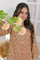 Silcot Stitched Summer Collection'2025-Autumn Bloom Printed Co-Ord Set
