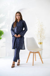 Silcot Stitched 2 Piece Summer Lawn Suit-Noor-e-Neel Printed Lawn Ensemble