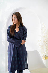 Silcot Stitched 2 Piece Summer Lawn Suit-Noor-e-Neel Printed Lawn Ensemble