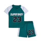 Kjunction Boys Half Sleeves 2 Piece Suit