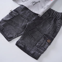 Kjunction Boys Half Sleeves 2 Piece Suit (Wild)