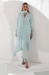 Mehru By Guzel Stitched 3 Piece Festive Formals Suit-Badal