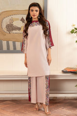 Zebaish By Stitch Vibes Stitched 2 Piece Co Ords Suit-Batwing co-ord Set