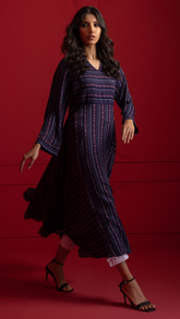 Eternal Classics By Najia Zia Stitched Winter Collection'2025-Berry