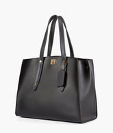 RTW Creation - Black multi compartment satchel bag