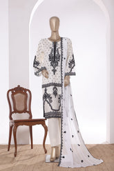Khombi Stitched 3 Piece Summer Cotton Suit-Black Arrow