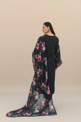 Madiha Gohar Stitched 3 Piece Emb Suit-Mehr E Gul-Silk