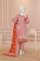 Almeerah Unstitched 3 Piece Emb Cutwork Lawn Vol-01 Collection'2025-Blush Petals