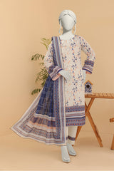 Summer Bloom Edition By Almeerah Unstitched 3 Piece Digital Printed Lawn Collection'2025-Blush Tea